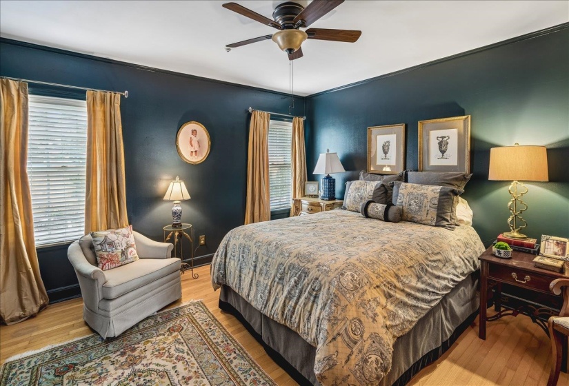 Hardwood-style flooring throughout