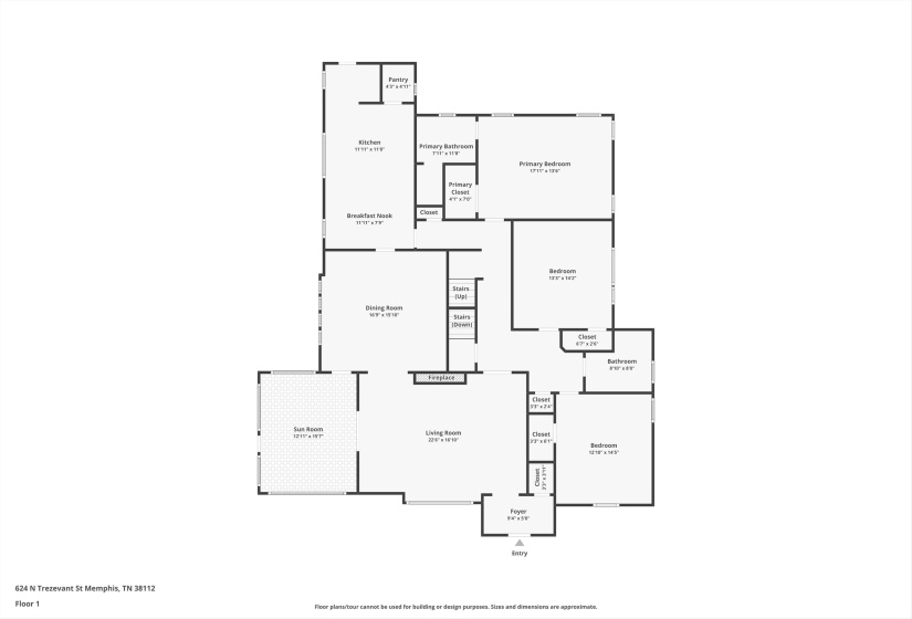 624 TREZEVANT ST, Memphis, Tennessee 38112, 4 Bedroom Bedrooms, 11 Room Rooms,3.1 BathroomBathrooms,Residential,For Sale,TREZEVANT,0,10224040