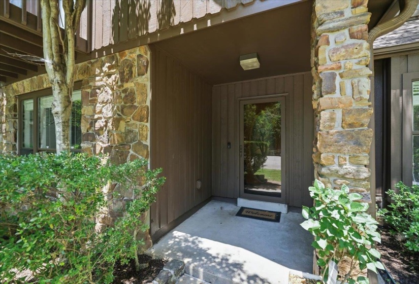 Exterior entry