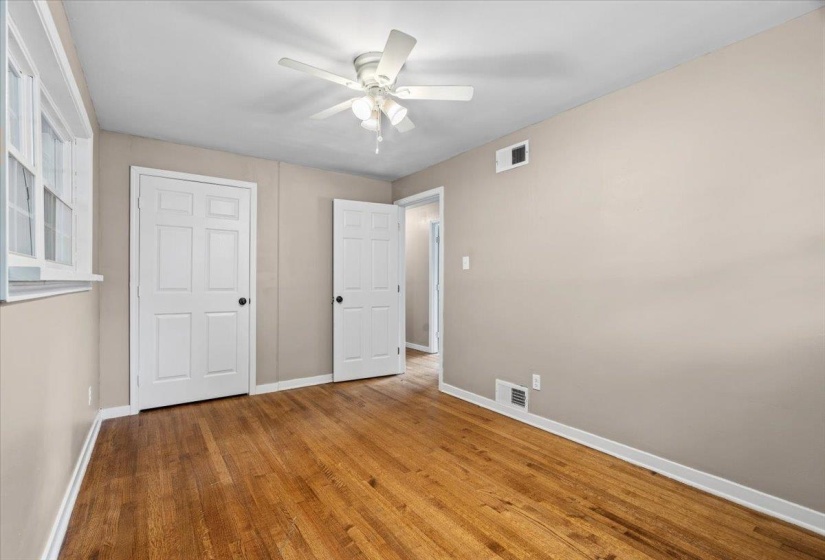 Wood-finish flooring throughout