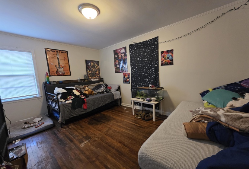 Hardwood-finish flooring throughout