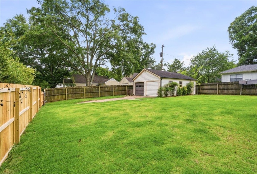 Plenty of room for recreation, pets, and gatherings.