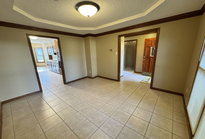 taking picture from dining room