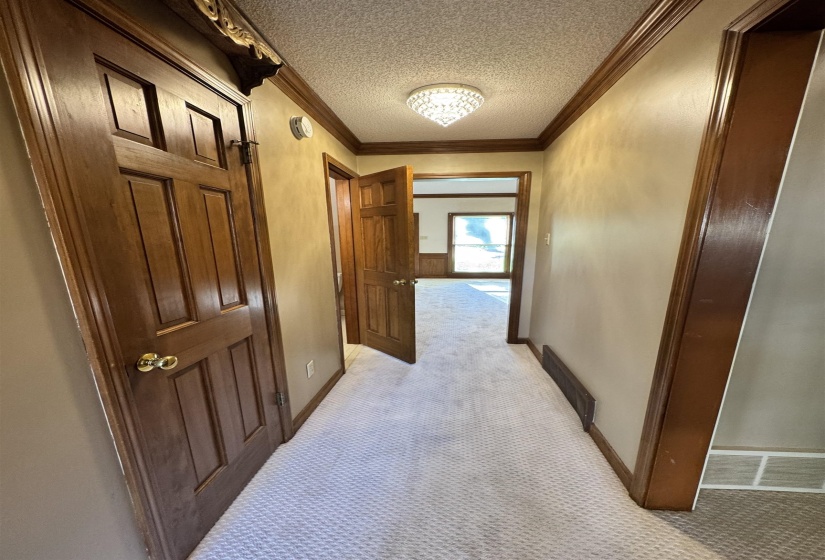 Short hallway to great room from front door
