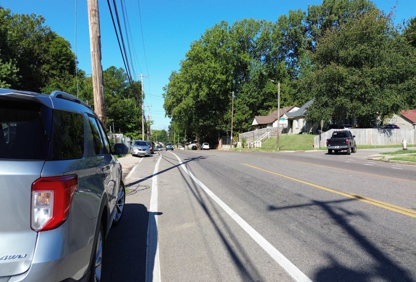 View of asphalt road