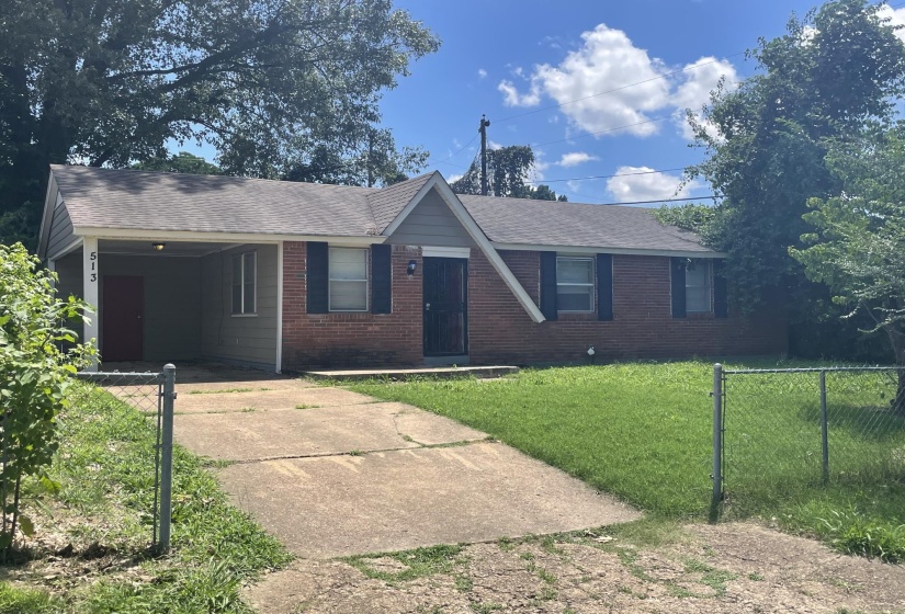 513 TONTO DR, Memphis, Tennessee 38109, 3 Bedrooms Bedrooms, 6 Rooms Rooms,1 BathroomBathrooms,Residential,For Sale,TONTO,10224505