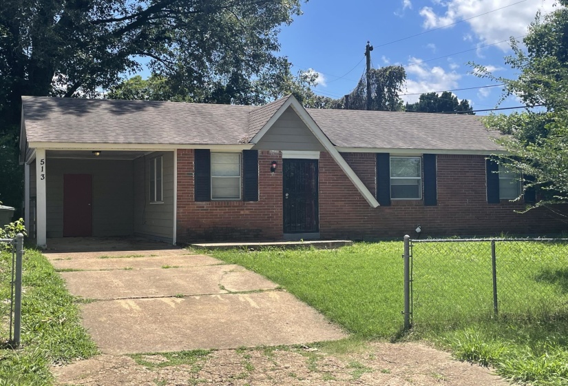 513 TONTO DR, Memphis, Tennessee 38109, 3 Bedrooms Bedrooms, 6 Rooms Rooms,1 BathroomBathrooms,Residential,For Sale,TONTO,10224505