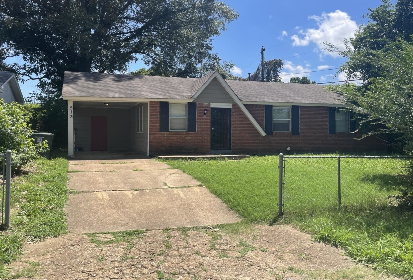 513 TONTO DR, Memphis, Tennessee 38109, 3 Bedrooms Bedrooms, 6 Rooms Rooms,1 BathroomBathrooms,Residential,For Sale,TONTO,10224505
