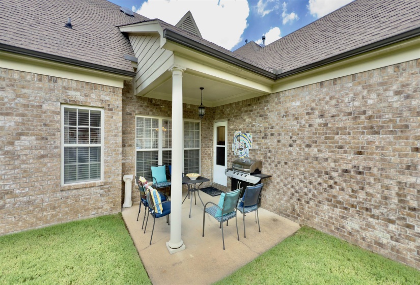 View of patio / terrace featuring a grill