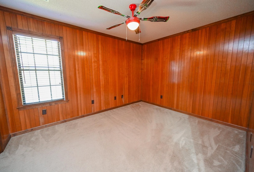 3rd bedroom downstairs with double closet.