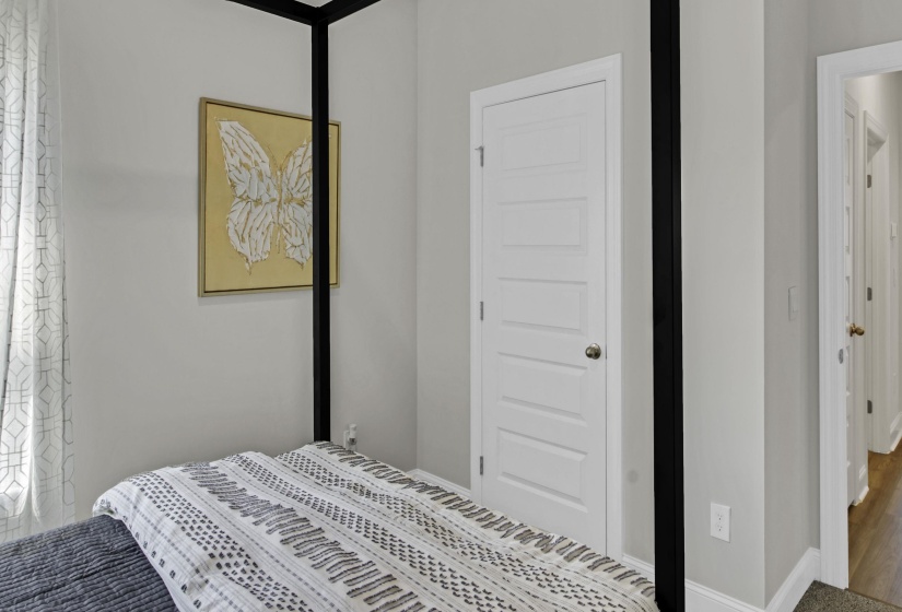Bedroom featuring baseboards