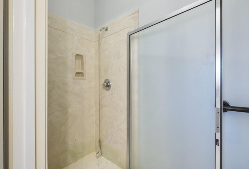 Full bath with a stall shower