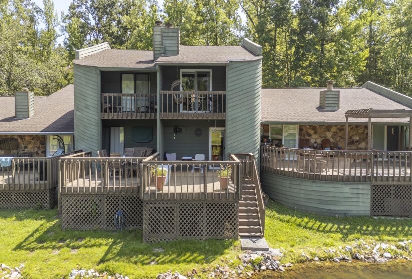 Multi-Level  featuring light green siding