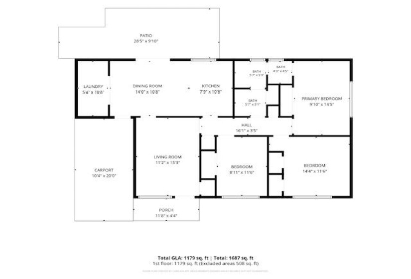 5181 CANA RD, Memphis, Tennessee 38109, 3 Bedrooms Bedrooms, 5 Rooms Rooms,1.1 BathroomsBathrooms,Residential,For Sale,CANA,10224929