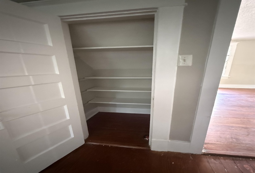 View of closet
