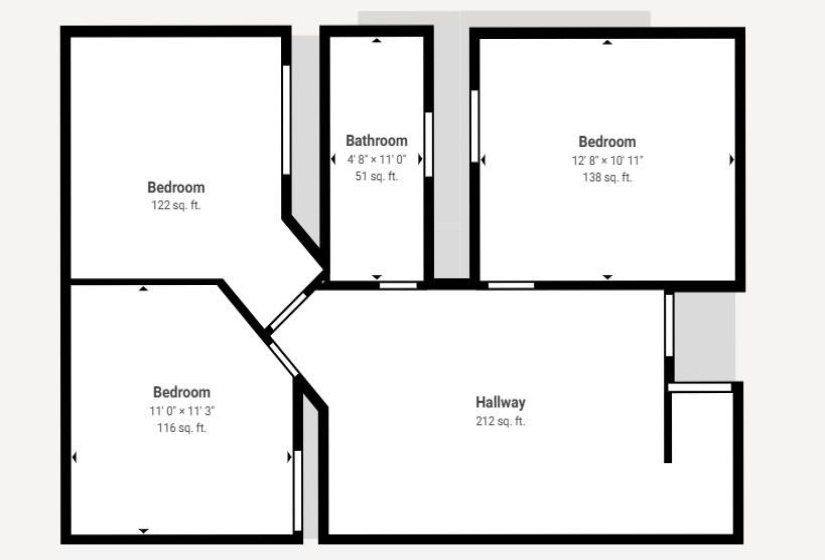 View of room layout