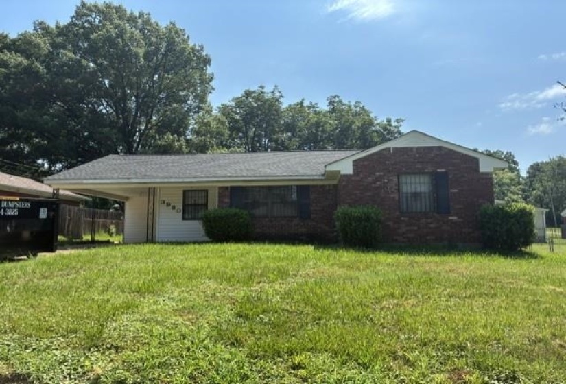 Brick and siding exterior with a shingle roof