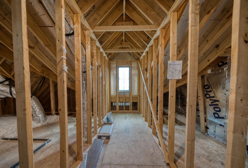 View of attic