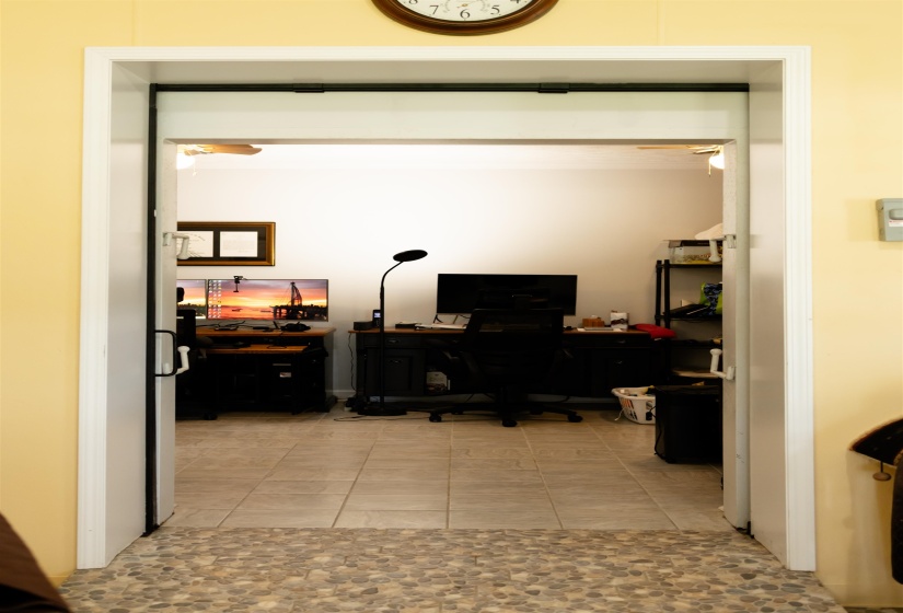Room featuring tile flooring and light-toned walls