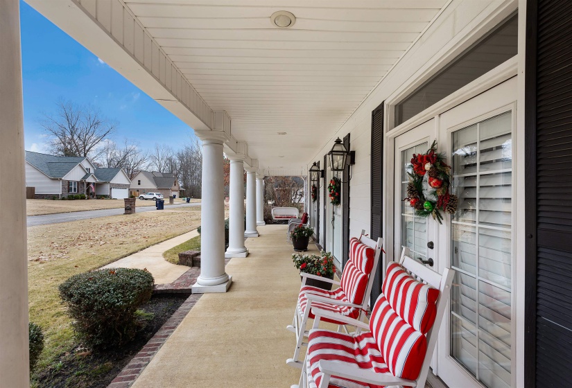 Covered porch