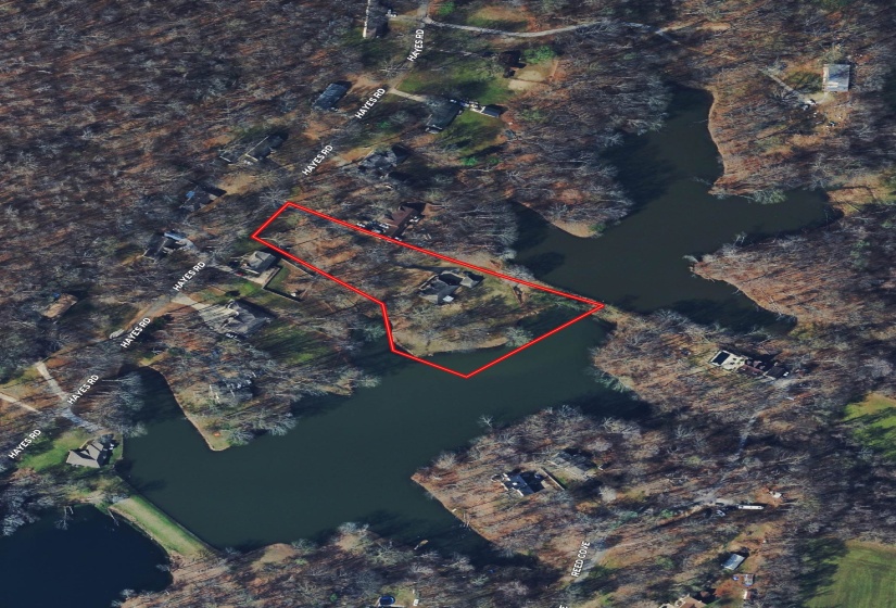 Aerial Property Boundary.