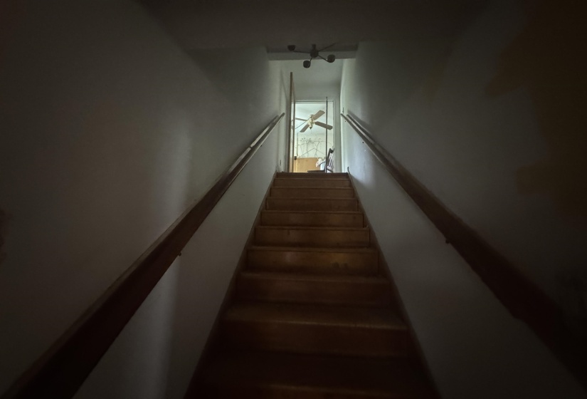 View of stairway