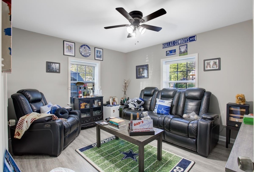 Bedroom used as sitting area. Downstairs