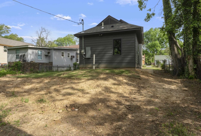 Rear view of property
