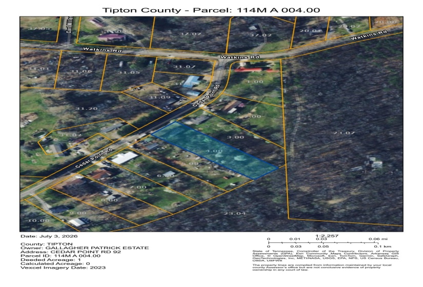 92 CEDAR POINT RD, Drummonds, Tennessee 38023, ,Land,For Sale,CEDAR POINT,10225732