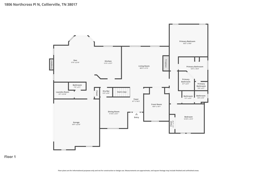 1806 NORTHCROSS PL, Collierville, Tennessee 38017, 4 Bedroom Bedrooms, 10 Room Rooms,3.1 BathroomBathrooms,Residential,For Sale,NORTHCROSS,0,10225881