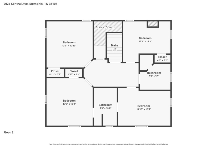 2025 CENTRAL AVE, Memphis, Tennessee 38104, 5 Bedroom Bedrooms, 10 Room Rooms,3.1 BathroomBathrooms,Residential,For Sale,CENTRAL,0,10224951