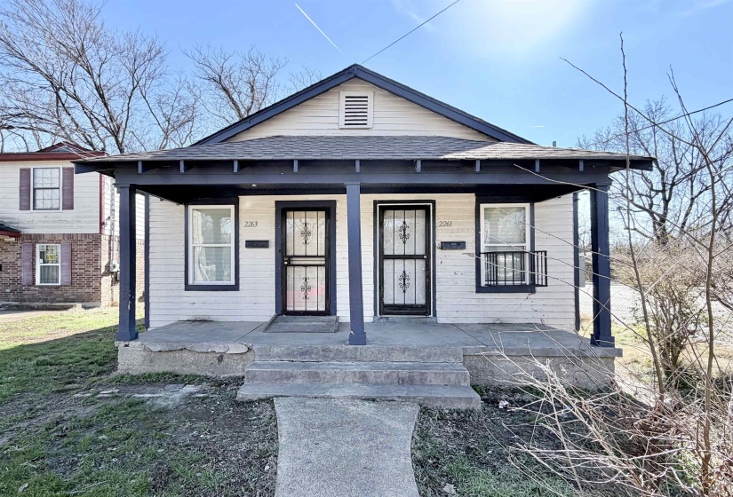 2261 HUNTER AVE, Memphis, Tennessee 38108, 1 Bedroom Bedrooms, 0 ,1 BathroomBathrooms,Duplexes,For Sale,HUNTER,0,10228765