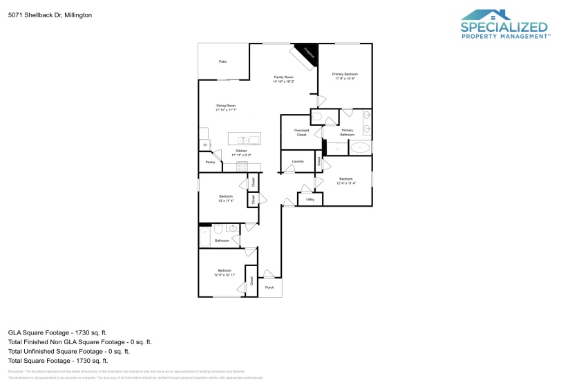 5071 SHELLBACK DR, Millington, Tennessee 38053, 4 Bedroom Bedrooms, 6 Room Rooms,2 BathroomBathrooms,Rental Properties,For Sale,SHELLBACK,0,10229035