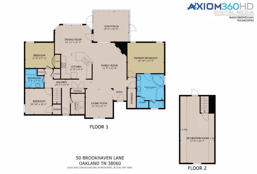 50 BROOKHAVEN LN, Oakland, Tennessee 38060, 4 Bedroom Bedrooms, 9 Room Rooms,2 BathroomBathrooms,Residential,For Sale,BROOKHAVEN,0,10229638