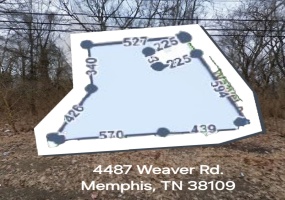 4487 WEAVER RD, Memphis, Tennessee 38109, ,Land,For Sale,WEAVER,10149469