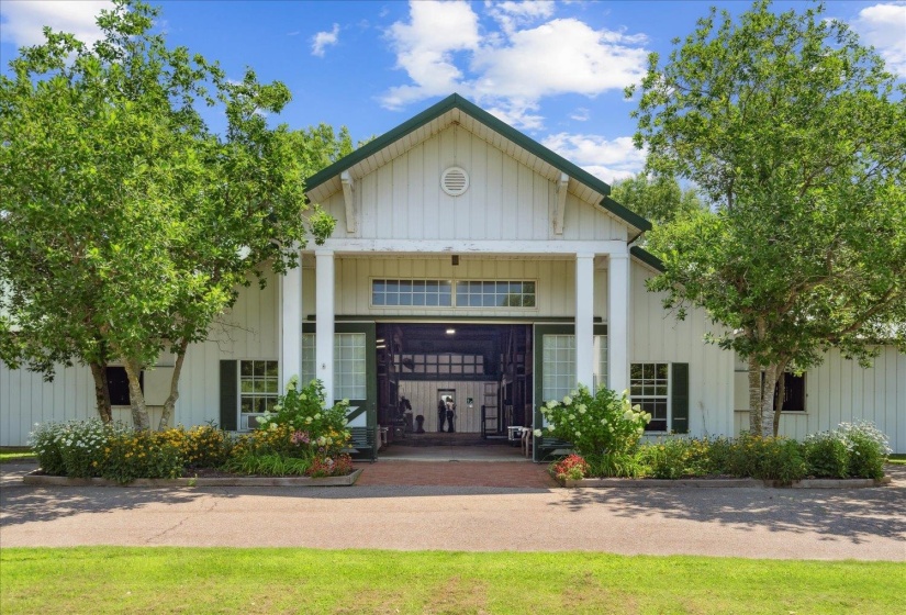 View of front of the first barn