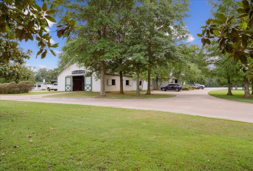 Exterior space with a front yard