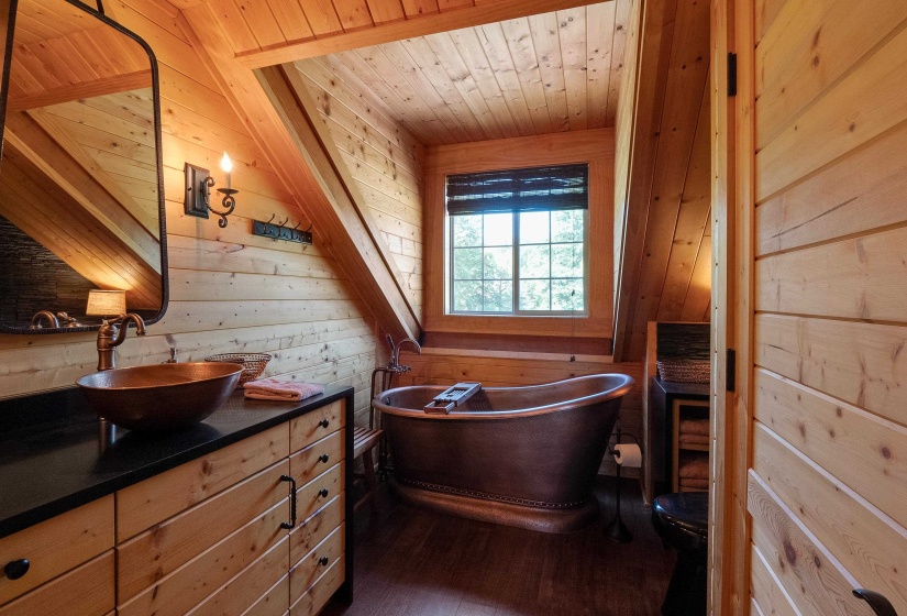 Bathroom in upstairs apartment