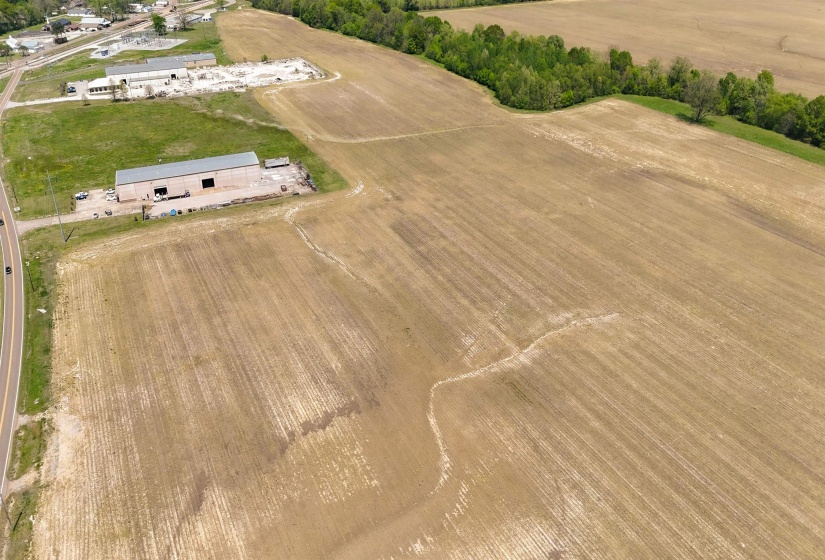 Drone / aerial view with a rural view