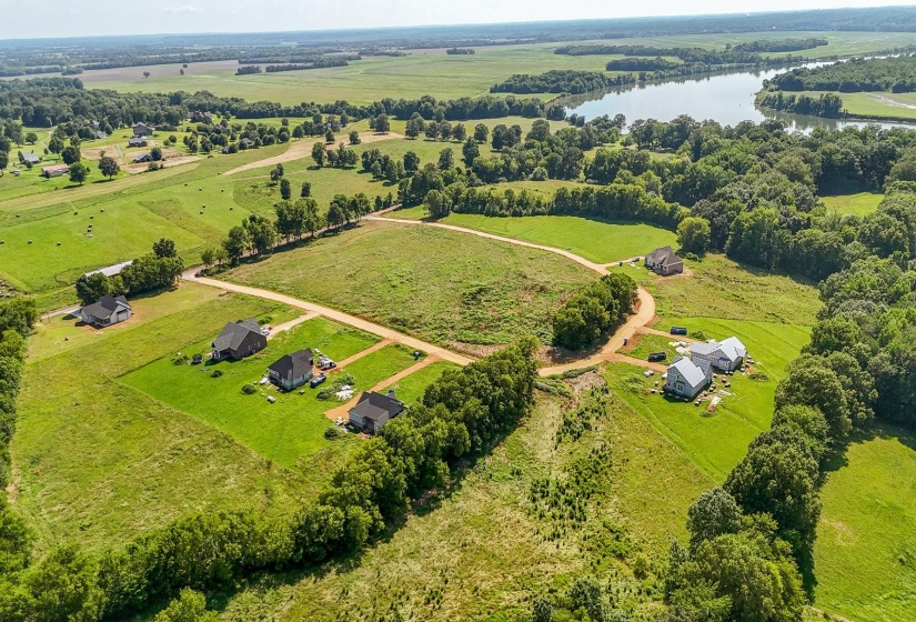 View of rural area featuring a large body of water