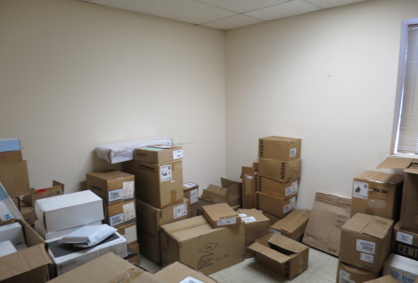 View of storage room