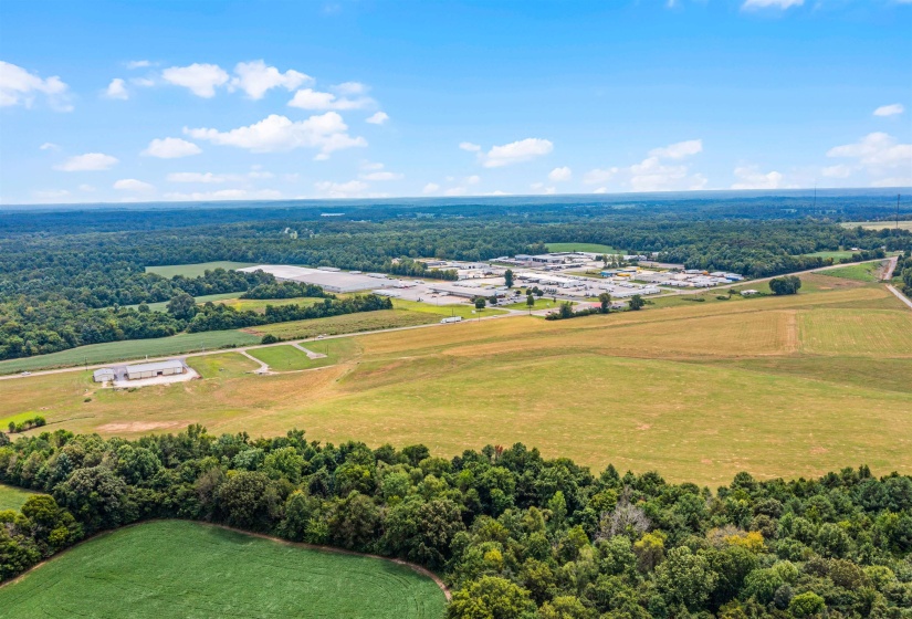 Drone / aerial view featuring a rural view