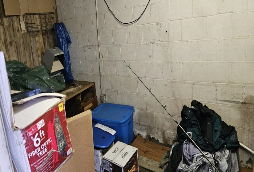 View of storage area