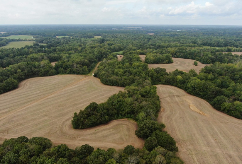 Birds eye view of property featuring a rural view