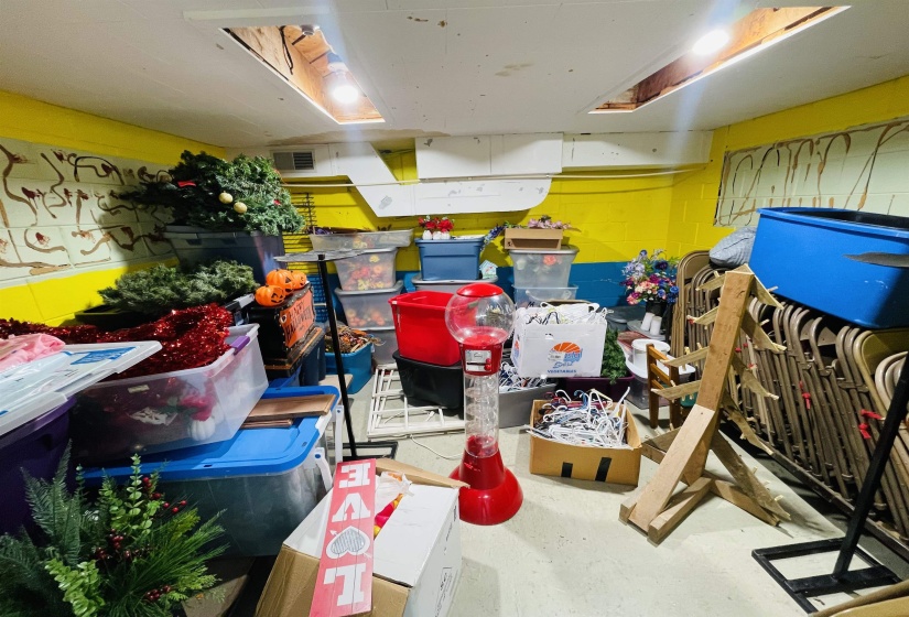 View of storage
