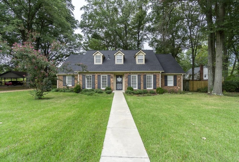 Beautifully landscaped
