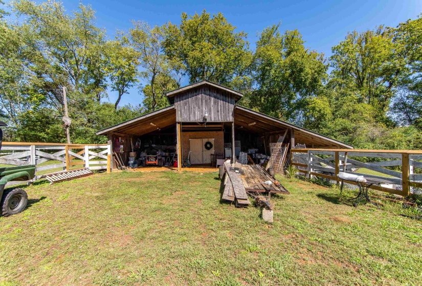 View of outbuilding