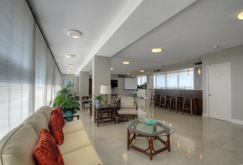 View of building lobby