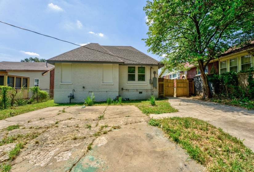 View of rear view of property