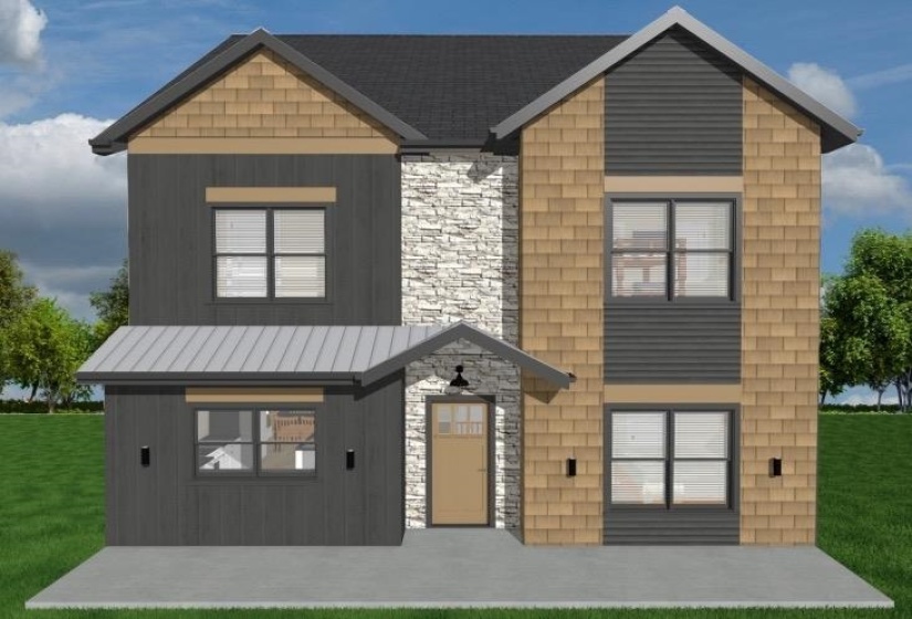 Architectural rendering.  Developer reserves the right to alter finishes.